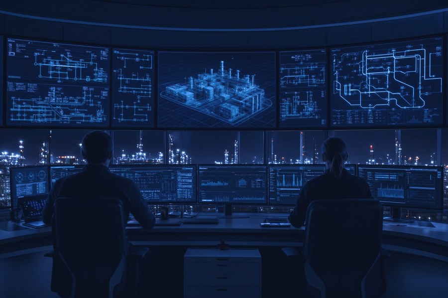 Digital twin of the facility